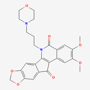 molecular formula C26H26N2O7 B1684460 Indotecan CAS No. 915303-09-2