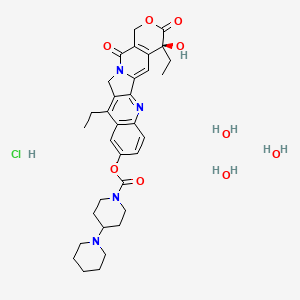 molecular formula C33H41ClN4O7 B1684461 IRINOTECAN HCl)trihydrate) CAS No. 136572-09-3