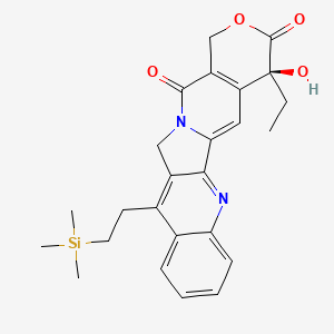 molecular formula C25H28N2O4Si B1684462 Cositecan CAS No. 203923-89-1