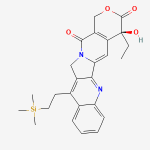 molecular formula C25H28N2O4Si B1684462 Karenitecin CAS No. 203923-89-1