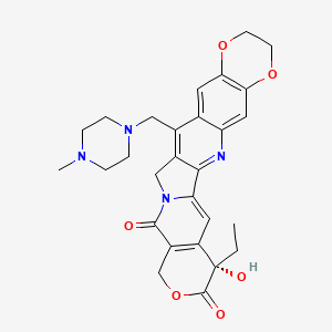 molecular formula C28H30N4O6 B1684465 Lurtotecan CAS No. 149882-10-0