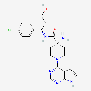 molecular formula C21H25ClN6O2 B1684468 Capivasertib CAS No. 1143532-39-1