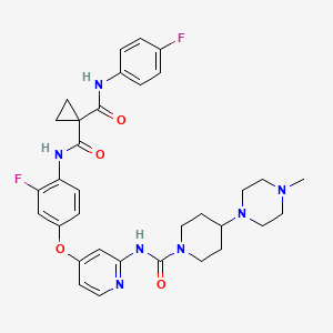 molecular formula C33H37F2N7O4 B1684476 Golvatinib CAS No. 928037-13-2