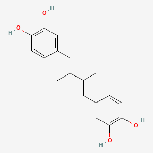 molecular formula C18H22O4 B1684477 Nordihydroguaretic acid CAS No. 500-38-9