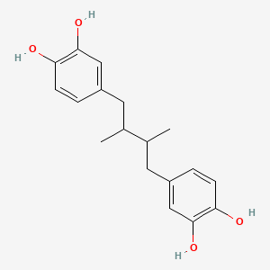molecular formula C18H22O4 B1684477 Nordihydroguaiaretic acid CAS No. 500-38-9