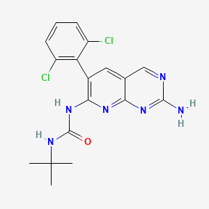 molecular formula C18H18Cl2N6O B1684482 PD-089828 