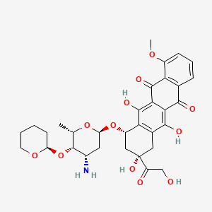 molecular formula C32H37NO12 B1684484 吡柔比星 CAS No. 72496-41-4