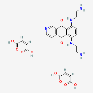 molecular formula C25H27N5O10 B1684486 Pixantrone dimaleate CAS No. 144675-97-8