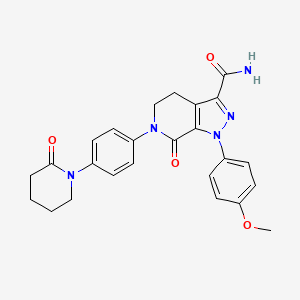 molecular formula C25H25N5O4 B1684502 Apixaban CAS No. 503612-47-3