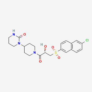 molecular formula C22H26ClN3O5S B1684503 Letaxaban CAS No. 870262-90-1