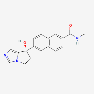 molecular formula C18H17N3O2 B1684507 Orteronel CAS No. 566939-85-3