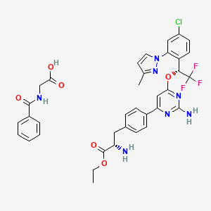 molecular formula C36H35ClF3N7O6 B1684508 特利司他依替酯 CAS No. 1137608-69-5