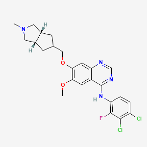 molecular formula C24H25Cl2FN4O2 B1684520 Tesevatinib CAS No. 781613-23-8