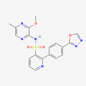 molecular formula C19H16N6O4S B1684529 Zibotentan CAS No. 186497-07-4
