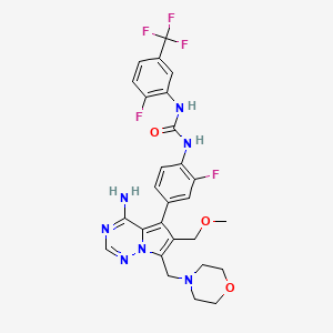 molecular formula C27H26F5N7O3 B1684530 Actb-1003 CAS No. 939805-30-8