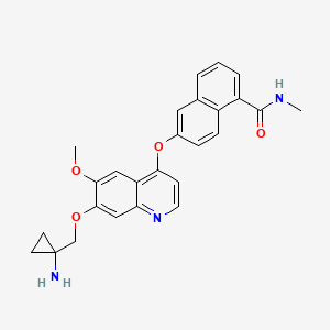 molecular formula C26H25N3O4 B1684532 Lucitanib CAS No. 1058137-23-7