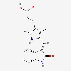 B1684534 Orantinib CAS No. 252916-29-3