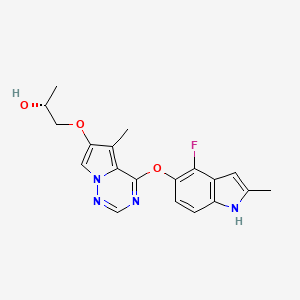 molecular formula C19H19FN4O3 B1684546 Brivanib CAS No. 649735-46-6