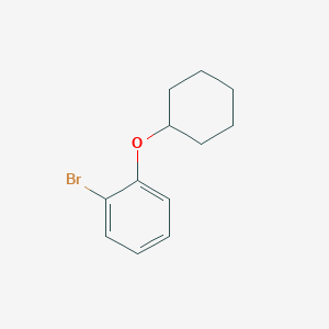 molecular formula C12H15BrO B168455 1-Bromo-2-(cyclohexyloxy)benzene CAS No. 105902-37-2