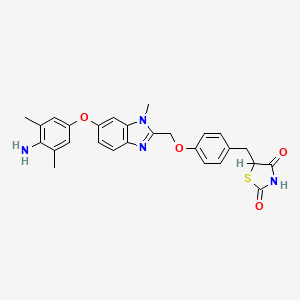 molecular formula C27H26N4O4S B1684554 Inolitazone CAS No. 223132-37-4