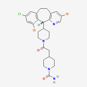 molecular formula C27H31Br2ClN4O2 B1684561 Lonafarnib CAS No. 193275-84-2