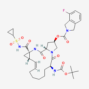 molecular formula C35H46FN5O9S B1684564 Danoprevir CAS No. 850876-88-9