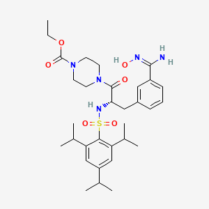 molecular formula C32H47N5O6S B1684566 Upamostat CAS No. 1191101-18-4