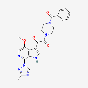 molecular formula C24H23N7O4 B1684575 Temsavir CAS No. 701213-36-7