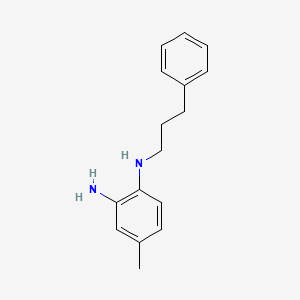 molecular formula C16H20N2 B1684581 4-Methyl-N1-(3-phenylpropyl)benzene-1,2-diamine CAS No. 749886-87-1