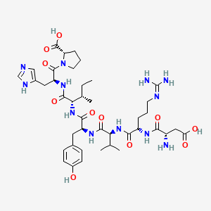 molecular formula C41H62N12O11 B1684583 Angiotensin (1-7) CAS No. 51833-78-4