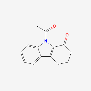 molecular formula C14H13NO2 B1684589 9-Acetyl-2,3,4,9-tetrahydro-1H-carbazol-1-one CAS No. 352553-42-5