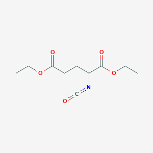 molecular formula C10H15NO5 B168459 Diethyl 2-isocyanatopentanedioate CAS No. 17046-23-0