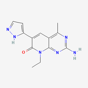 molecular formula C13H14N6O B1684596 Voxtalisib CAS No. 934493-76-2