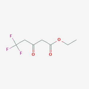 molecular formula C7H9F3O3 B168460 Ethyl 5,5,5-trifluoro-3-oxopentanoate CAS No. 127146-29-6