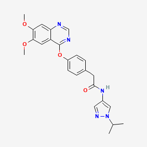 molecular formula C24H25N5O4 B1684601 AZD2932 CAS No. 883986-34-3