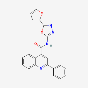 molecular formula C22H14N4O3 B1684622 STX-0119 CAS No. 851095-32-4