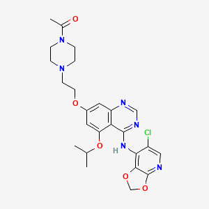 molecular formula C25H29ClN6O5 B1684638 AZD0424 CAS No. 692054-06-1