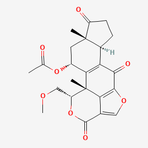 molecular formula C23H24O8 B1684655 Wortmannin CAS No. 19545-26-7
