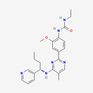 molecular formula C24H30N6O2 B1684663 Lexibulin CAS No. 917111-44-5