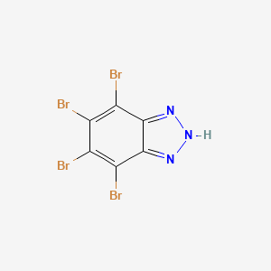 molecular formula C6HBr4N3 B1684666 4,5,6,7-Tetrabromobenzotriazole CAS No. 17374-26-4