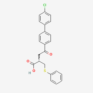 molecular formula C23H19ClO3S B1684673 Tanomastat CAS No. 179545-77-8