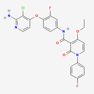 molecular formula C25H19ClF2N4O4 B1684693 BMS 777607 CAS No. 1025720-94-8
