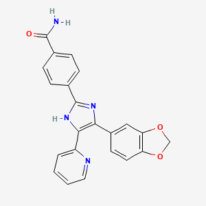 molecular formula C22H16N4O3 B1684706 SB-431542 CAS No. 301836-41-9