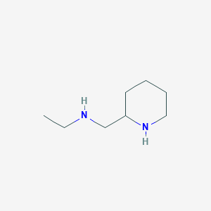molecular formula C8H18N2 B168478 N-(哌啶-2-基甲基)乙胺 CAS No. 120990-88-7