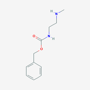 molecular formula C11H16N2O2 B168481 Benzyl 2-(methylamino)ethylcarbamate CAS No. 180976-11-8