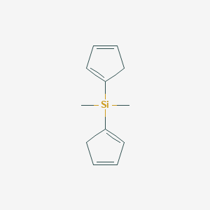 molecular formula C12H16Si B168493 DI(Cyclopentadienyl)dimethylsilane CAS No. 18053-74-2
