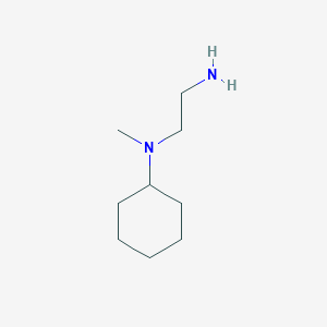 molecular formula C9H20N2 B168494 N-(2-氨基乙基)-N-甲基环己胺 CAS No. 14256-69-0