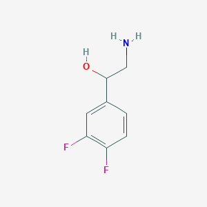 molecular formula C8H9F2NO B168495 2-Amino-1-(3,4-difluorophenyl)ethanol CAS No. 10145-04-7