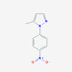 molecular formula C10H9N3O2 B168498 5-Methyl-1-(4-nitrophenyl)-1H-pyrazole CAS No. 13788-99-3