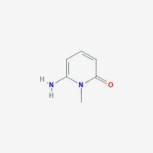 molecular formula C6H8N2O B168502 6-氨基-1-甲基吡啶-2(1H)-酮 CAS No. 17920-37-5